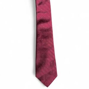 Vintage Christian Dior burgundy silk tie